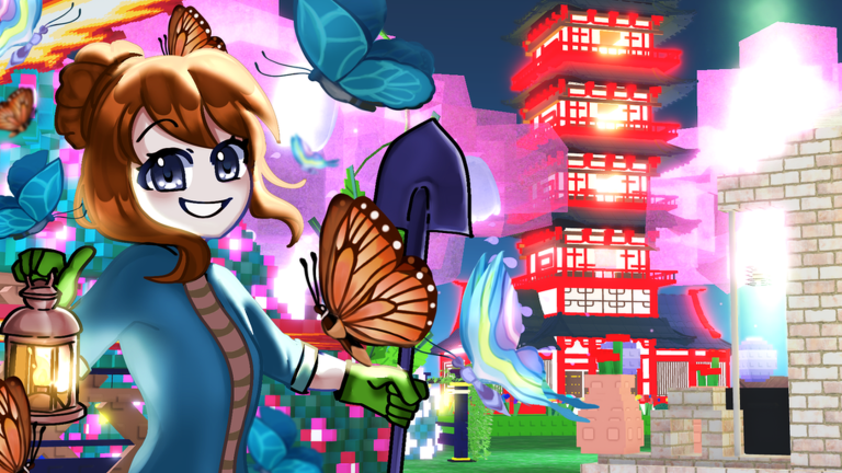 Build Your Butterfly Garden Roblox game screenshot